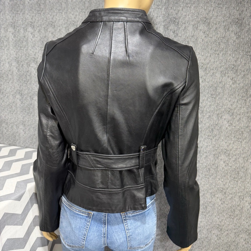 Arden B Moto Leather Jacket - Picture 2 of 16